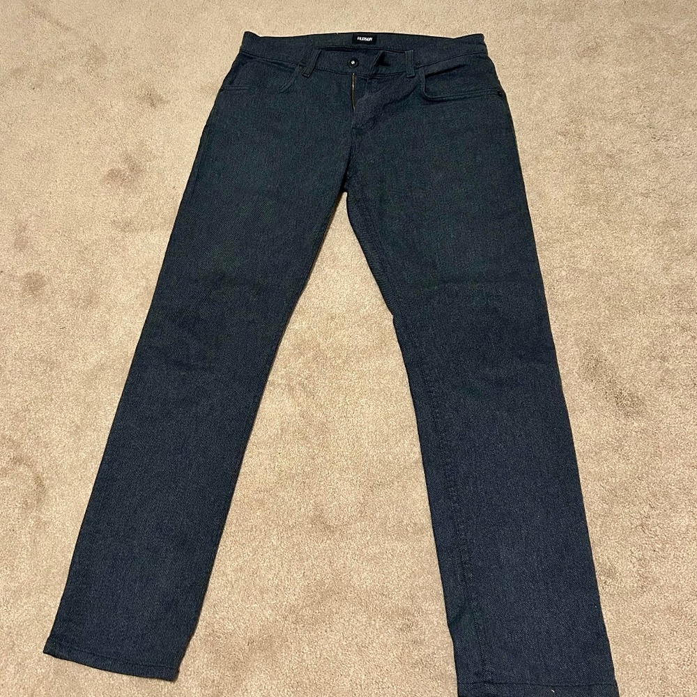 Hudson Jeans Grey Herringbone 5 Pocket Pants Sz 31